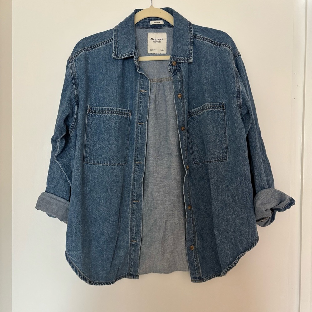 Abercrombie & Fitch Blue Button Down Shirt